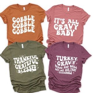 Funny Family Thanksgiving Short Sleeve Tee Shirt S-3X